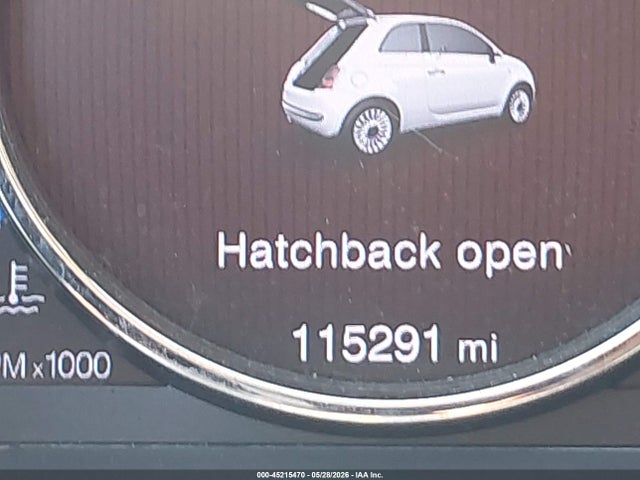 45215470 :رقم المزاد ، 3C3CFFAR8FT639898 vin ، 2015 Fiat 500 Ribelle مزاد بيع