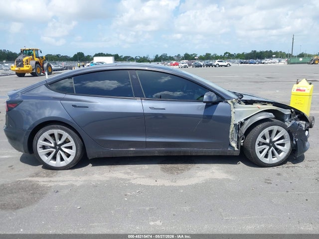 45215474 :رقم المزاد ، 5YJ3E1EA5NF303645 vin ، 2022 Tesla Model 3 Rear-wheel Drive مزاد بيع