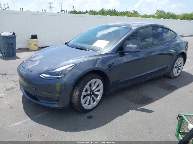 45215474 :رقم المزاد ، 5YJ3E1EA5NF303645 vin ، 2022 Tesla Model 3 Rear-wheel Drive مزاد بيع