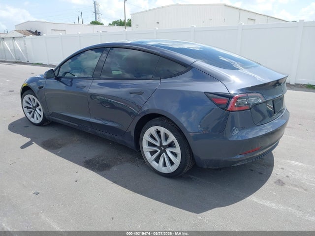 45215474 :رقم المزاد ، 5YJ3E1EA5NF303645 vin ، 2022 Tesla Model 3 Rear-wheel Drive مزاد بيع