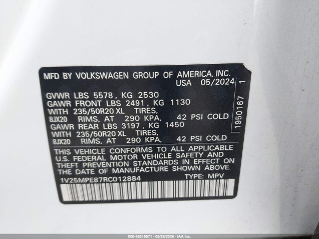 Volkswagen Id.4 S 2024 1V25MPE87RC012884 Image 9