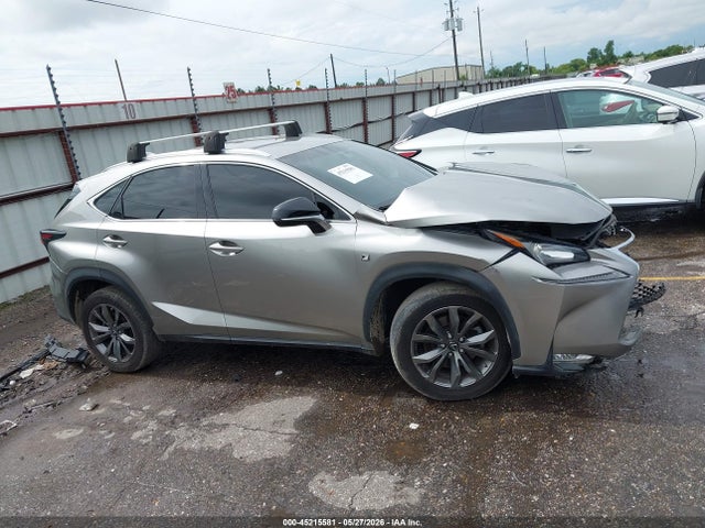 Продаж на аукціоні авто 2016 Lexus Nx 200t F Sport, vin: JTJYARBZ0G2037531, номер лоту: 45215581