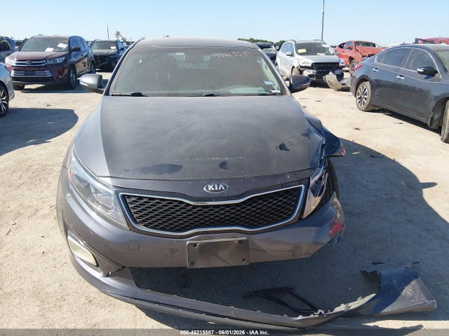 45215587 :رقم المزاد ، KNAGM4A79F5633093 vin ، 2015 Kia Optima Lx مزاد بيع