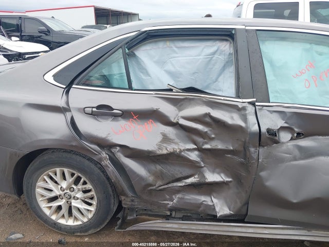 2016 Toyota Camry Le მანქანა იყიდება აუქციონზე, vin: 4T4BF1FK5GR524092, აუქციონის ნომერი: 45215598