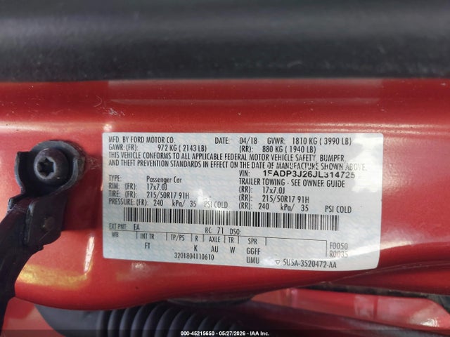 Ford Focus Titanium 2018 1FADP3J26JL314725 Image 9