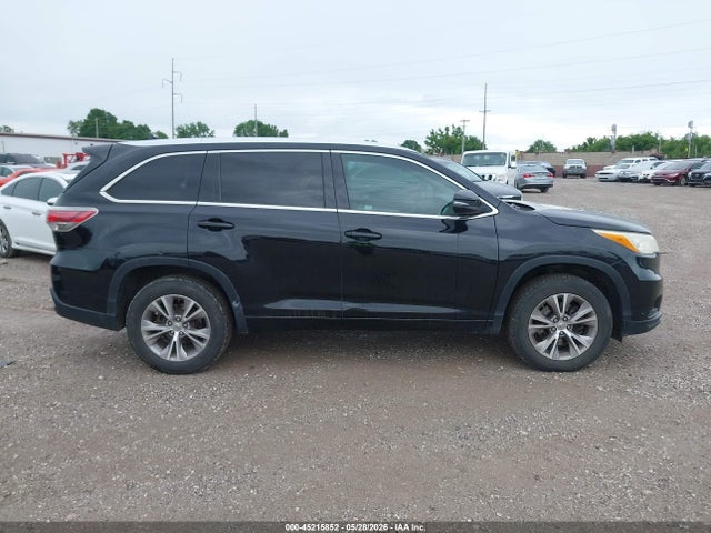 2014 Toyota Highlander Xle V6 მანქანა იყიდება აუქციონზე, vin: 5TDKKRFH6ES016678, აუქციონის ნომერი: 45215852