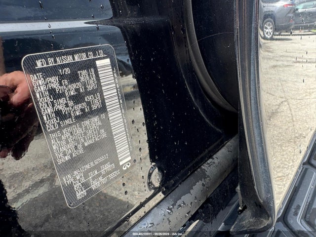 Aukcja sprzedaży 2020 Infiniti Qx80 Luxe Awd, vin: JN8AZ2NE8L9255512, numer aukcji: 45215911