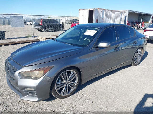 45215928 :رقم المزاد ، JN1BV7AR7EM699906 vin ، 2014 Infiniti Q50 Sport مزاد بيع