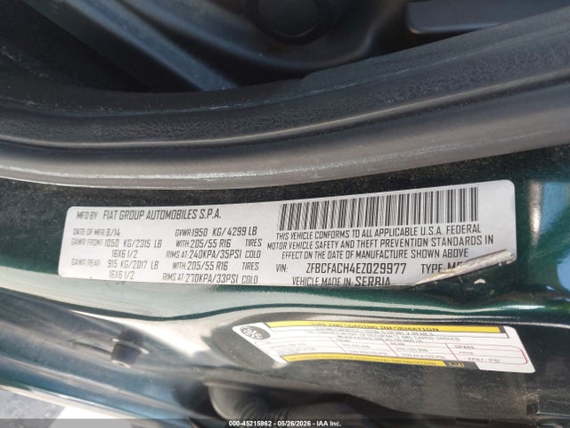 Fiat 500l Lounge 2014 ZFBCFACH4EZ029977 Image 9