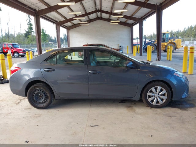 2016 Toyota Corolla Le მანქანა იყიდება აუქციონზე, vin: 5YFBURHE3GP383143, აუქციონის ნომერი: 45215989