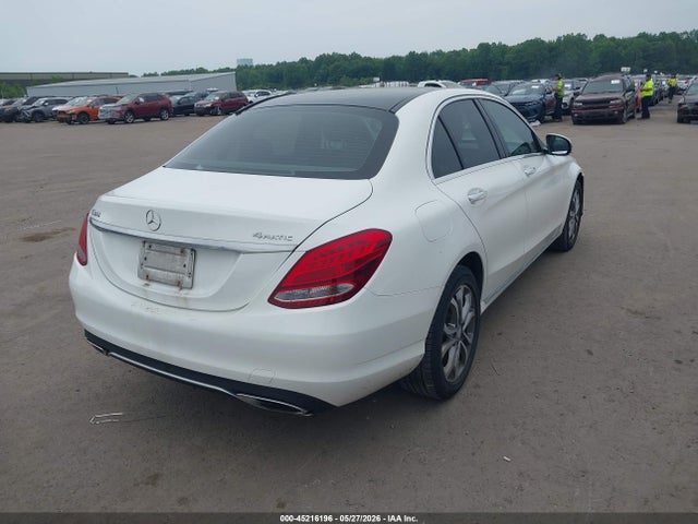 Auction sale of the 2017 Mercedes-benz C 300 4matic, vin: 55SWF4KB0HU206638, lot number: 45216196