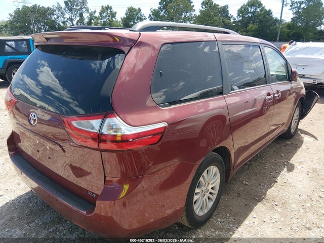 2017 Toyota Sienna Xle 8 Passenger მანქანა იყიდება აუქციონზე, vin: 5TDYZ3DC6HS784420, აუქციონის ნომერი: 45216283