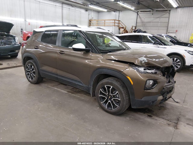Aukcja sprzedaży 2021 Chevrolet Trailblazer Awd Activ, vin: KL79MSSL7MB128659, numer aukcji: 45216322