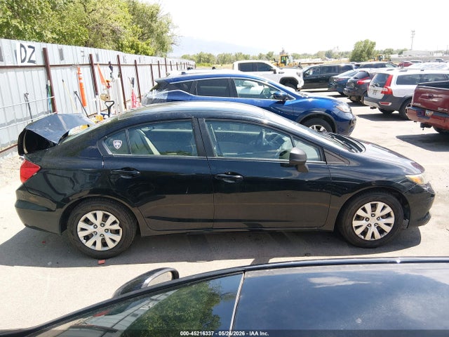 2012 Honda Civic Lx მანქანა იყიდება აუქციონზე, vin: 19XFB2F51CE324475, აუქციონის ნომერი: 45216337