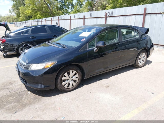 2012 Honda Civic Lx მანქანა იყიდება აუქციონზე, vin: 19XFB2F51CE324475, აუქციონის ნომერი: 45216337