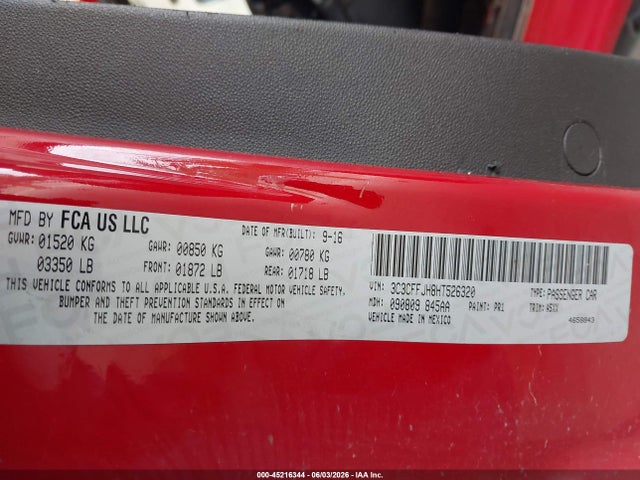 Fiat 500c Abarth 2017 3C3CFFJH8HT526320 Image 9