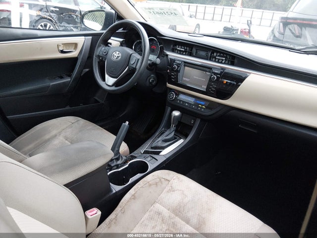 2015 Toyota Corolla Le მანქანა იყიდება აუქციონზე, vin: 2T1BURHE5FC344696, აუქციონის ნომერი: 45216615