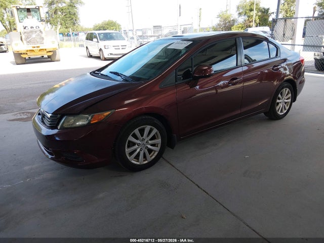 Aukcja sprzedaży 2012 Honda Civic Ex, vin: 19XFB2F85CE041202, numer aukcji: 45216712