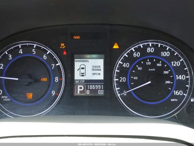 Продаж на аукціоні авто 2011 Infiniti G37x, vin: JN1CV6AR9BM411796, номер лоту: 45216735