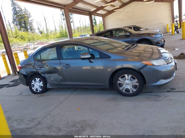 Aukcja sprzedaży 2012 Honda Civic Hybrid, vin: JHMFB4F39CS003306, numer aukcji: 45216778