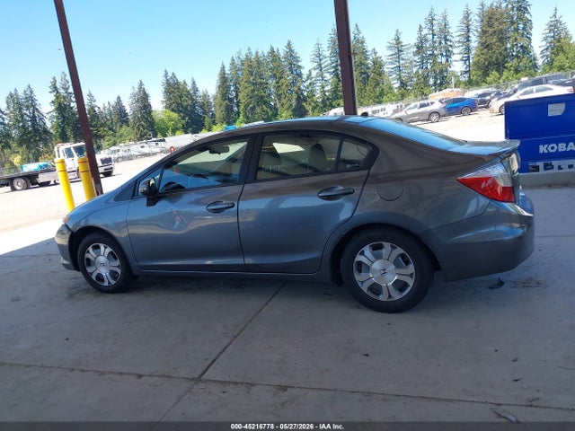 Aukcja sprzedaży 2012 Honda Civic Hybrid, vin: JHMFB4F39CS003306, numer aukcji: 45216778