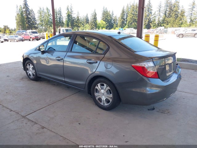 Aukcja sprzedaży 2012 Honda Civic Hybrid, vin: JHMFB4F39CS003306, numer aukcji: 45216778