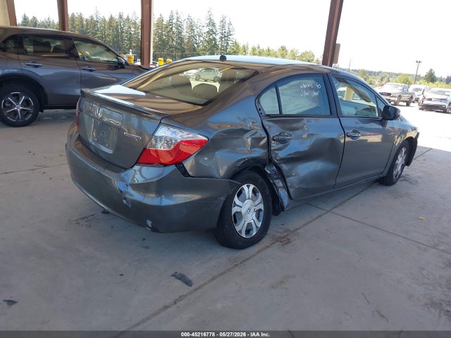 Aukcja sprzedaży 2012 Honda Civic Hybrid, vin: JHMFB4F39CS003306, numer aukcji: 45216778
