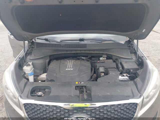 2016 Kia Sorento 3.3l Lx მანქანა იყიდება აუქციონზე, vin: 5XYPGDA55GG177000, აუქციონის ნომერი: 45216902