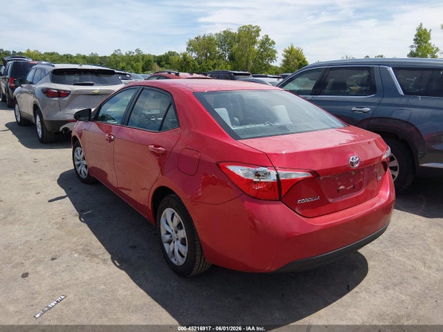 Продаж на аукціоні авто 2016 Toyota Corolla Le, vin: 2T1BURHE7GC540513, номер лоту: 45216917