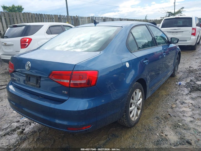 45217048 :رقم المزاد ، 3VWD17AJ1FM285597 vin ، 2015 Volkswagen Jetta 1.8t Se مزاد بيع