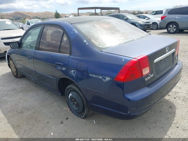 Aukcja sprzedaży 2001 Honda Civic Ex, vin: 2HGES26771H533333, numer aukcji: 45217137
