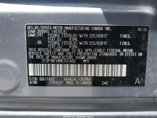 Toyota Rav4 Xle 2021 2T3P1RFV8MC157409 Image 9