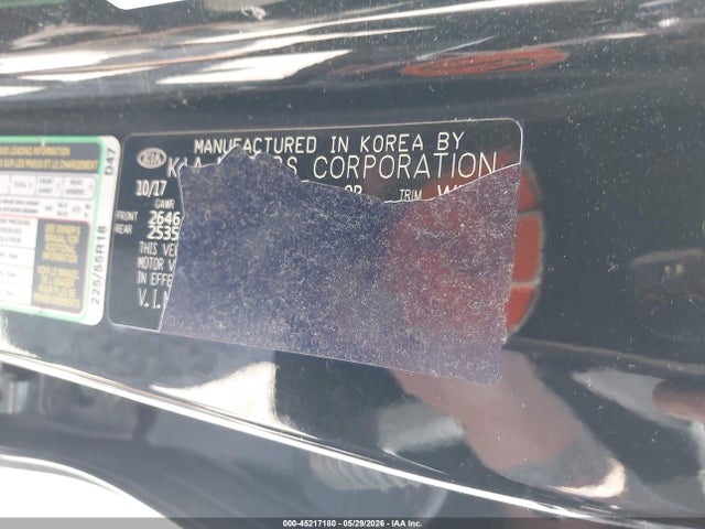 2018 Kia Sportage Ex მანქანა იყიდება აუქციონზე, vin: KNDPNCAC2J7409796, აუქციონის ნომერი: 45217180