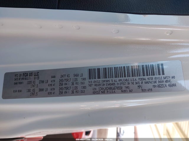 1C4HJXDN8KW670930 Jeep Wrangler Unlimited Sport S 4x4