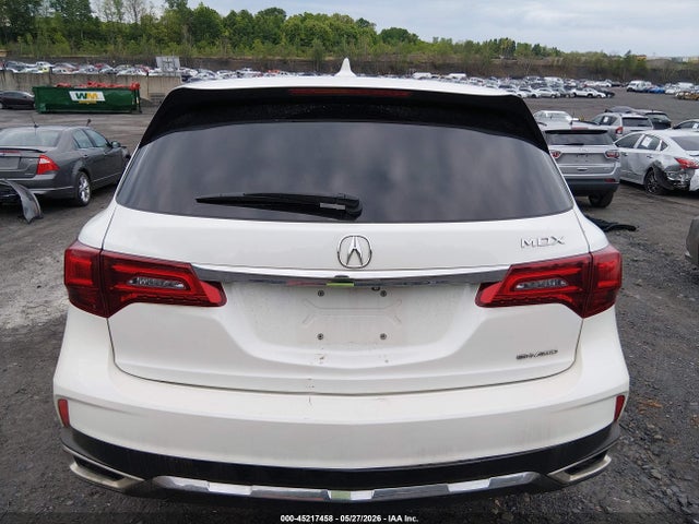 Auction sale of the 2017 Acura Mdx Technology Package, vin: 5J8YD4H58HL007370, lot number: 45217458