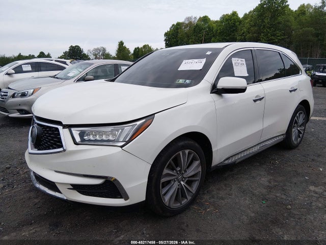 Auction sale of the 2017 Acura Mdx Technology Package, vin: 5J8YD4H58HL007370, lot number: 45217458