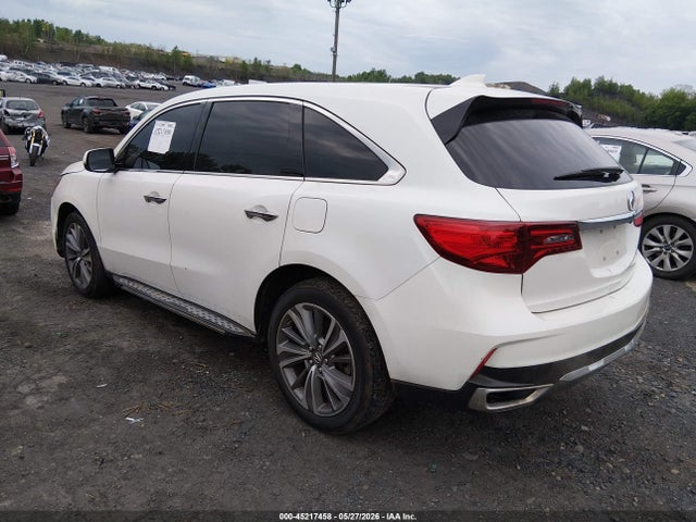 Auction sale of the 2017 Acura Mdx Technology Package, vin: 5J8YD4H58HL007370, lot number: 45217458