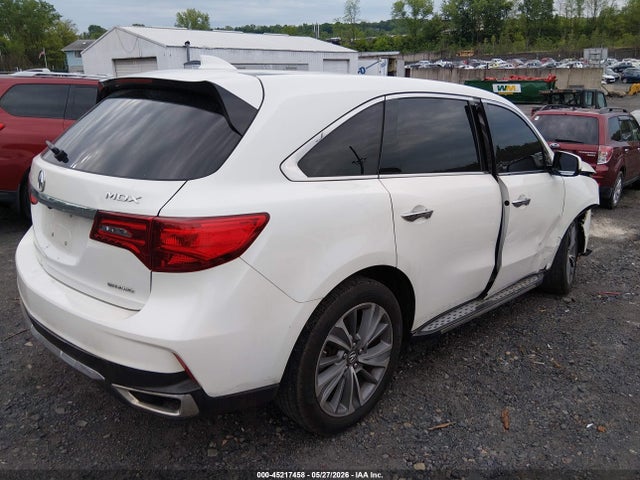 Auction sale of the 2017 Acura Mdx Technology Package, vin: 5J8YD4H58HL007370, lot number: 45217458