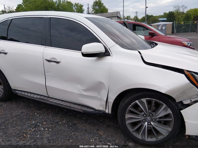 Auction sale of the 2017 Acura Mdx Technology Package, vin: 5J8YD4H58HL007370, lot number: 45217458