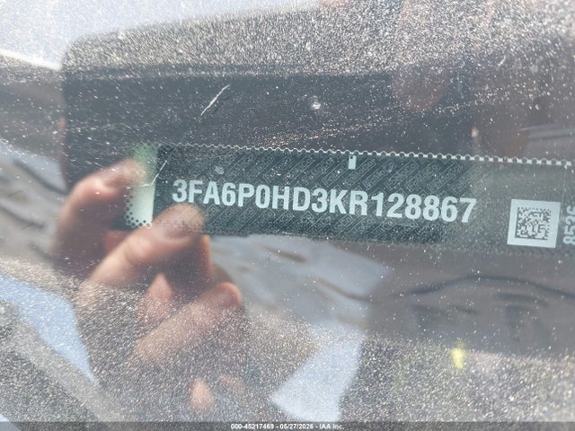 Aukcja sprzedaży 2019 Ford Fusion Se, vin: 3FA6P0HD3KR128867, numer aukcji: 45217469
