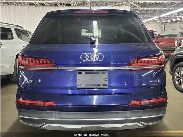 2021 Audi Q7 Premium Plus 55 Tfsi Quattro Tiptronic მანქანა იყიდება აუქციონზე, vin: WA1LXAF72MD014929, აუქციონის ნომერი: 45217663