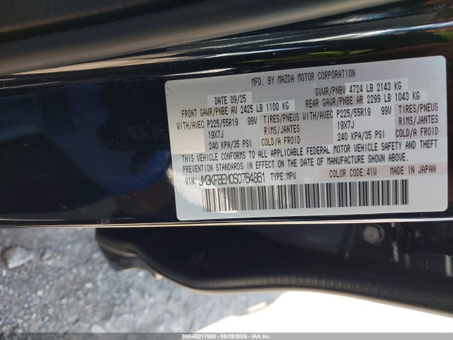 Mazda Cx-5 2.5 S Premium Plus 2025 JM3KFBEM0S0764861 Image 9