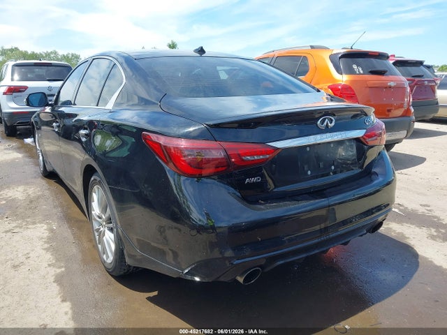 Продажа на аукционе авто 2019 Infiniti Q50 3.0t Luxe, vin: JN1EV7AR0KM590194, номер лота: 45217682