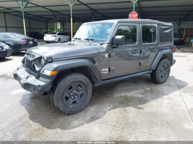 Продаж на аукціоні авто 2018 Jeep Wrangler Unlimited Sport 4x4, vin: 1C4HJXDNXJW264338, номер лоту: 45217696