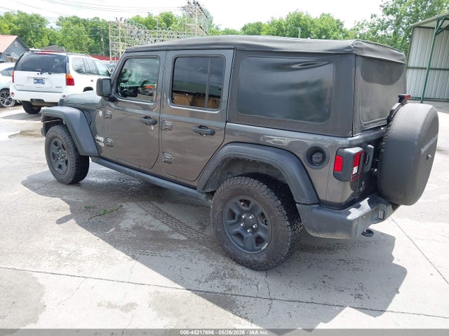 Продаж на аукціоні авто 2018 Jeep Wrangler Unlimited Sport 4x4, vin: 1C4HJXDNXJW264338, номер лоту: 45217696