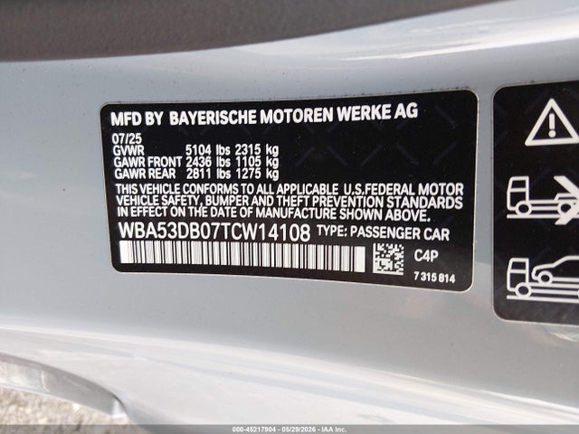 WBA53DB07TCW14108 BMW 430i Xdrive