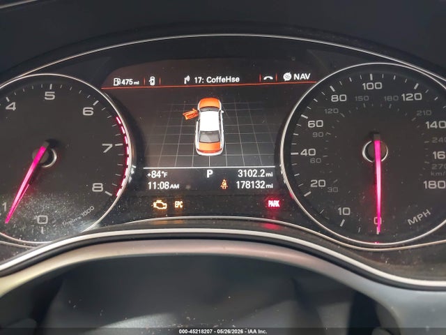 2014 Audi A6 3.0t Premium Plus მანქანა იყიდება აუქციონზე, vin: WAUFGAFC3EN096551, აუქციონის ნომერი: 45218207