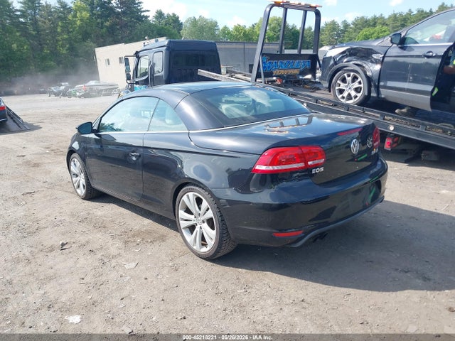 2013 Volkswagen Eos Lux მანქანა იყიდება აუქციონზე, vin: WVWFW8AH3DV000613, აუქციონის ნომერი: 45218221