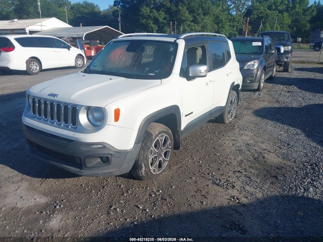 Продаж на аукціоні авто 2016 Jeep Renegade Limited, vin: ZACCJBDT3GPE30345, номер лоту: 45218235