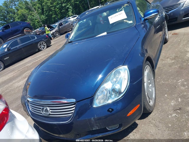 45218301 :رقم المزاد ، JTHFN48Y720024147 vin ، 2002 Lexus Sc 430 مزاد بيع